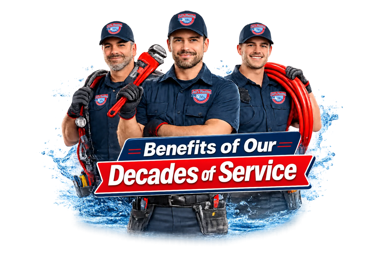 Jeff's Plumbing team — decades of service